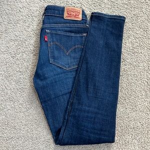 Dark blue Levi 711 size 26